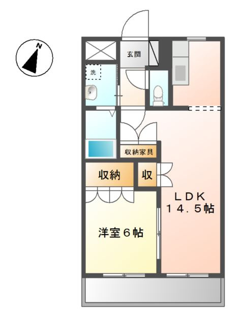 ベルジュⅠ番館の間取り