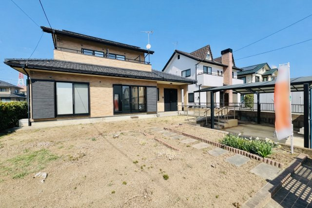 太田市城西町の庭|家庭菜園やBBQなども楽しめるお庭スペース♪