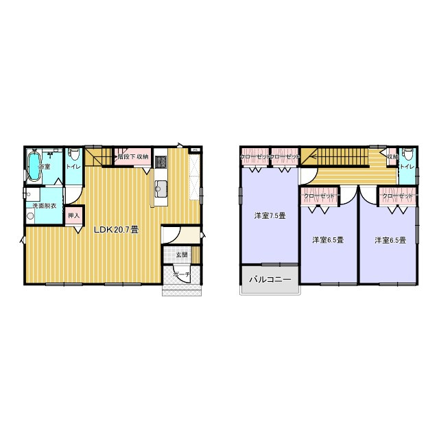 太田市新田瑞木町の間取り