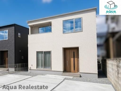 オール電化デザイナーズハウス八万町千鳥建売⑤の外観|落ち着いた雰囲気の外観です