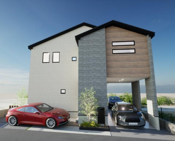 横浜市都筑区加賀原１丁目 新築戸建て【仲介手数料無料】カースペース3台