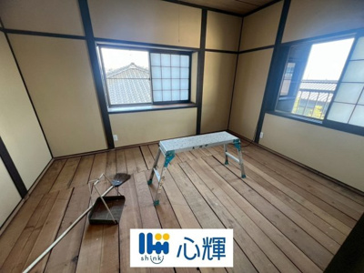 【和室】 | 宇部市大字西岐波中古住宅／5LDK・2階建 | 現地（2026年4月20日撮影）施工中