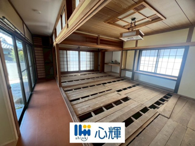 【和室】 | 宇部市大字西岐波中古住宅／5LDK・2階建 | 現地（2026年4月20日撮影）施工中