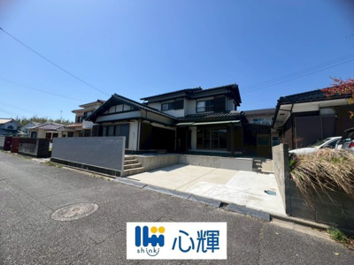 【前面道路含む現地写真】 | 宇部市大字西岐波中古住宅／5LDK・2階建