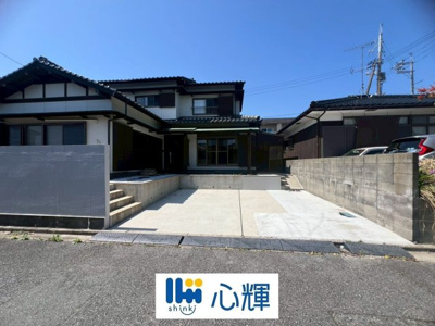【前面道路含む現地写真】 | 宇部市大字西岐波中古住宅／5LDK・2階建