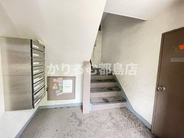 都島コーポのエントランス