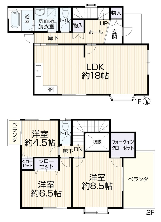 神戸市西区宮下1丁目の間取り