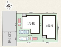 相模原市中央区星が丘　新築全2棟