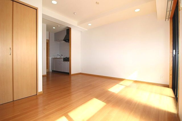 高知市はりまや町１丁目の賃貸マンションの居間・リビング|こちらのリビングで趣味の時間をお楽しみください