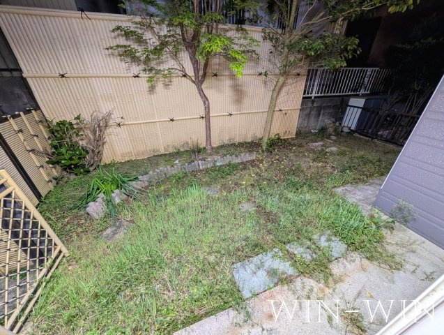 曙町測点戸建2の庭