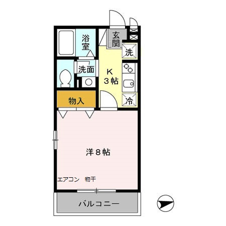モナリエールジョイの間取り