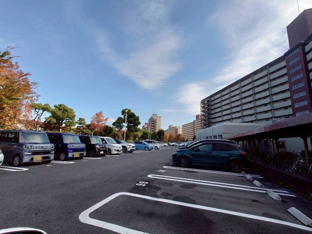◆近鉄京都線『向島』駅徒歩８分◆陽当たり良好◆高層階◆向島ニュータウン第三街区G棟の駐車場|駐車場