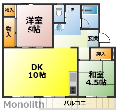 鶴山台30号棟の間取り