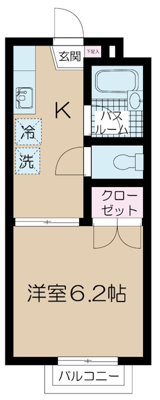 メゾンシーマ の間取り|間取りです。
