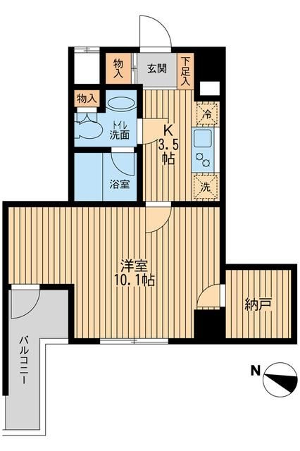 ユニフォート目黒中町の間取り