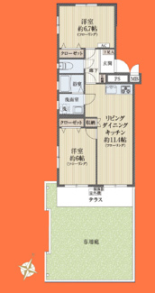 【間取り】 | 久が原ハイム南棟