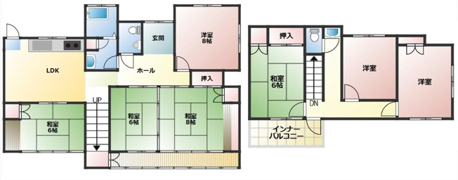 【間取り】 | 西区春日7丁目