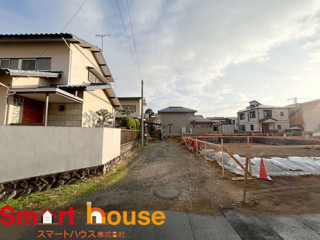 茅ヶ崎市美住町の前面道路含む現地写真