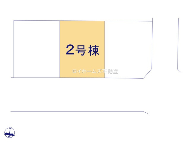 【区画図】 | 春日井市岩成台５丁目11『仲介料無料』新築戸建て | 2号棟
