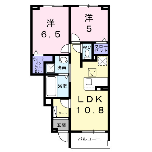 アンソレイユもみじ山の間取り|間取りです。