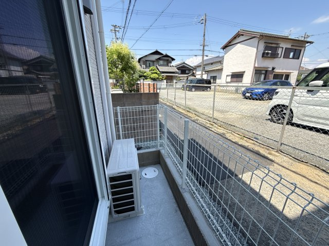 ロタス中島のバルコニー
