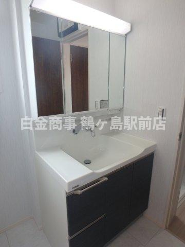坂戸市片柳新築戸建の独立洗面台