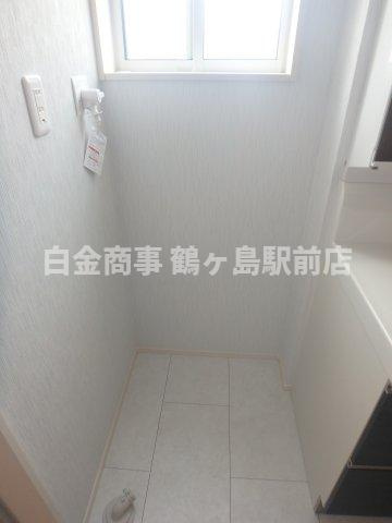 坂戸市片柳新築戸建のランドリースペース