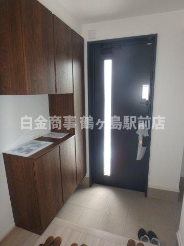 坂戸市片柳新築戸建の玄関
