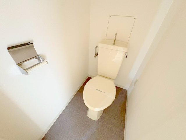 ロイヤルメゾン仁川IIのトイレ|落ち着いた色調のトイレです