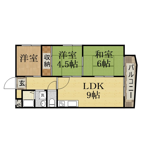 ロイヤルメゾン仁川IIの間取り