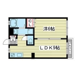 中山手ガーデンパレスD棟の間取り