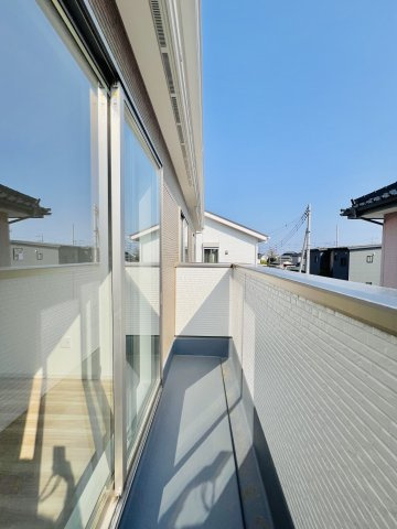 前橋市北代田町のバルコニー|日当たりも良好のバルコニー◎