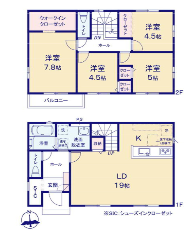 前橋市北代田町の間取り|３号棟