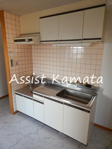 メゾンホシノのキッチン|写真は同タイプの別号室です