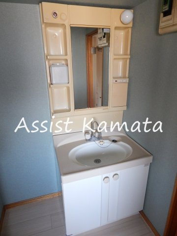 メゾンホシノの独立洗面台|写真は同タイプの別号室です