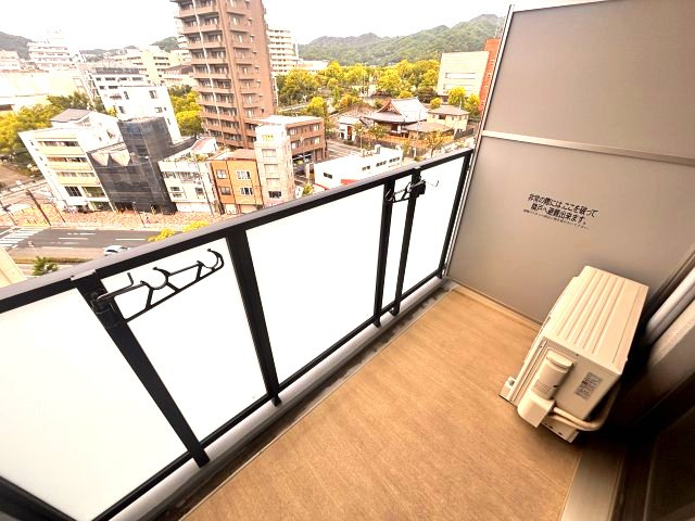エスリード神戸大倉山ヒルズのバルコニー