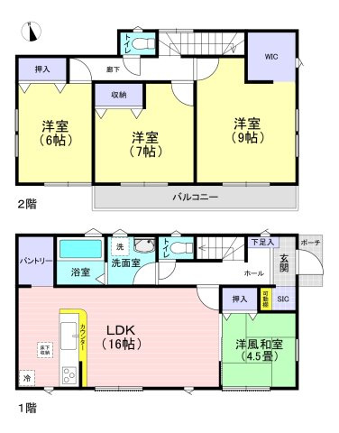 八王子市犬目町の間取り