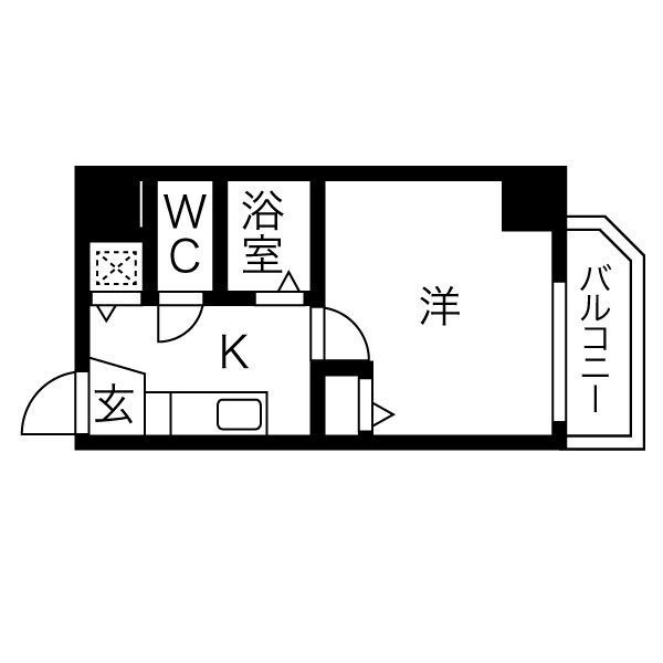U-ro新大阪の間取り