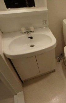江東区塩浜２丁目の賃貸マンションの独立洗面台
