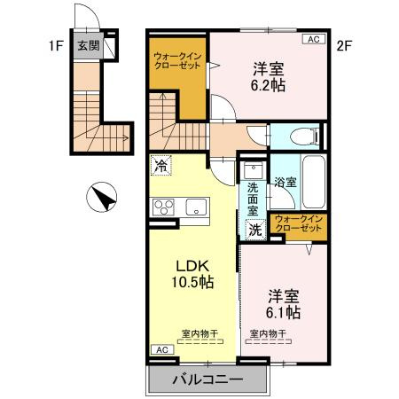 【間取り】 | グランフルール | 是非エイブル宇都宮東店へ！TEL028-614-3103