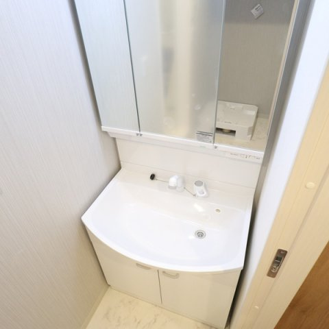 さくら十番館の洗面所