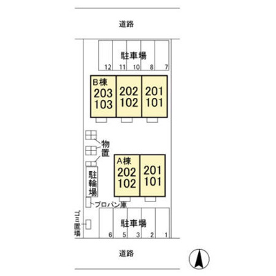 【区画図】 | クレストコートＴ Ⅱ