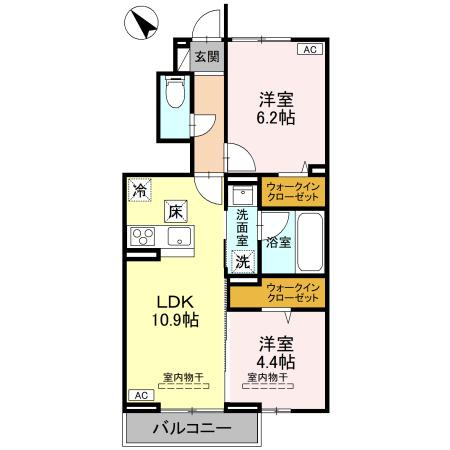【間取り】 | グランフルール | 是非エイブル宇都宮東店へ！TEL028-614-3103