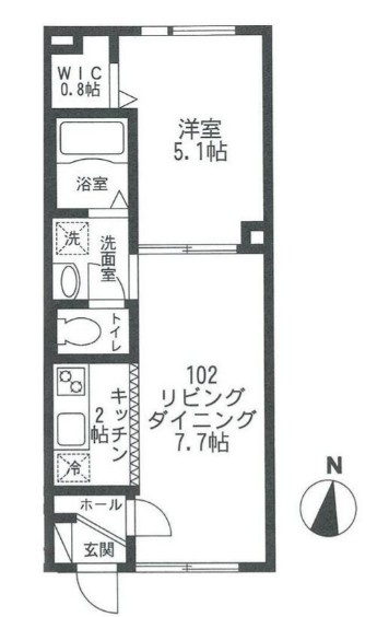 パーシモン中野富士見町の間取り