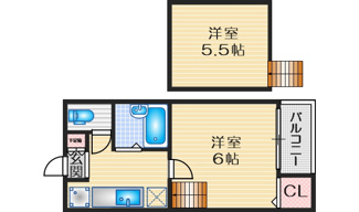 【間取り】 | コーポなずな | 略図の為、現状優先