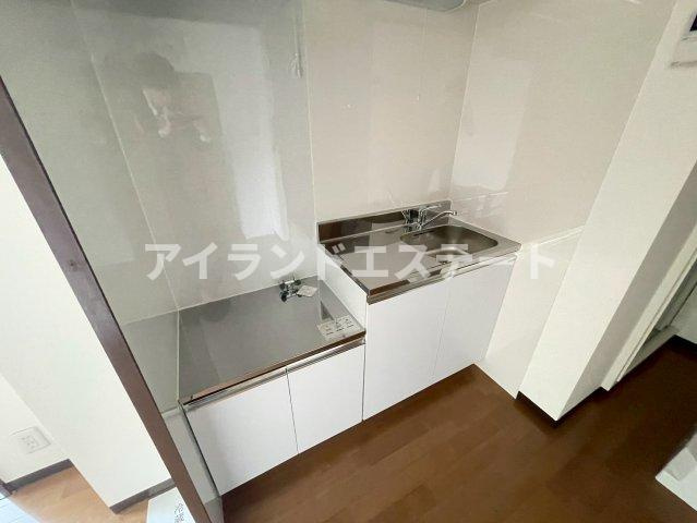 メゾン薗田　駅近　最上階　バストイレ別のキッチン|※別号室参考写真