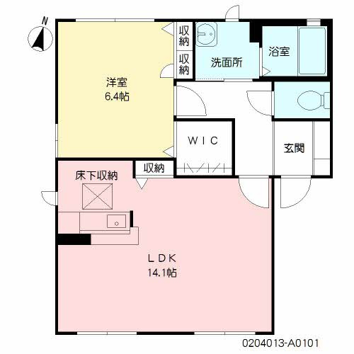 エルアインス本町の間取り|使い勝手の良い間取りです♪