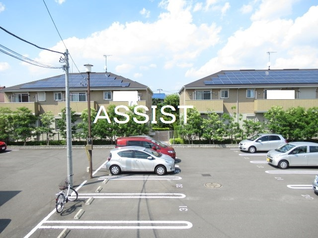 シテラデューズAの駐車場