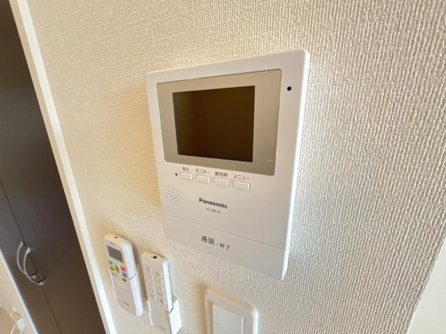 宗像市平井１丁目のアパートのセキュリティ|カメラ付インターホン（イメージ）