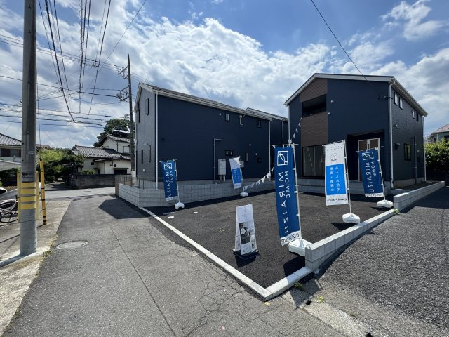 『八王子市新築戸建て』八王子市小宮町690-1【仲介手数料無料】　２４期の前面道路含む現地写真|～仲介手数料無料☆八王子ひなた不動産～八王子市小宮町　新築戸建て